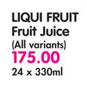 Liqui Fruit Fruit Juice (All Variants)-24 x 330ml