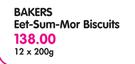 Bakers Eet-Sum-Mor Biscuits-12 x 200gm