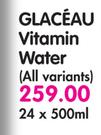 Glaceau Vitamin Water (All Variants)-24x 500ml