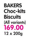 Bakers Choc-Kits Biscuits (All Variants)-12 x 200gm