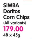 Simba Doritos Corn Chips (All Variants)-48 x 45gm