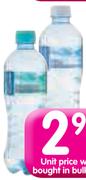 Aquelle Still or Sparkling Water-500ml Each
