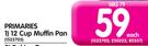 Primaries 12 Cup Muffin Pan