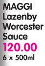 Maggi Lazenby Worcester Sauce-6x500ml