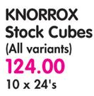 Knorrox Stock Cubes(All Variants)-10x24's