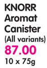 Knorr Aromat Canister(All Variants)-10x75g