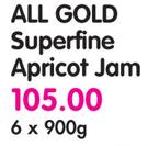 All Gold Superfine Apricot Jam-6x900g