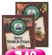 Robertsons Envelope Spices(Steak And Chops,Barbecue,Chicken And Rajah)-40x7g