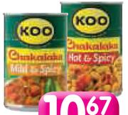 Koo Chakalaka(All Variants)-12x410g