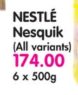 Nestle Nesquik(All Variants)-6 x 500g
