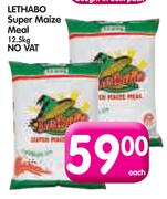 Lethabo Super Maize Meal(No Vat)-12.5Kg Each