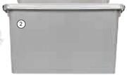 Cenplast 85Ltr Storage Box-Each
