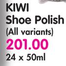 Kiwi Shoe Polish(All Variants)-24x50ml