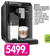 Saeco Minuto Automatic Espresso Machine HD8763/01