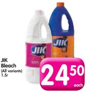 Jik Bleach(All Variants)-1.5L Each