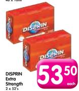 Disprin Extra Strength-2 x 52's Pack