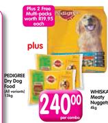 Pedigree Dry Dog Food(All Variants)-15Kg Per Combo