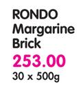 Rondo Margarine Brick-30x500g 