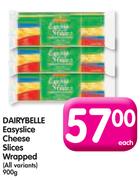 Dairybelle Easy Slice Cheese Slices Wrapped(All Variants)-900g Each