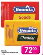 Bonnita Cheddar/Gouda Mini Loaf 1.2Kg-Per Kg