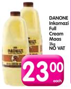Danone Inkomazi Full Cream Maas(No Vat)-2Kg Each