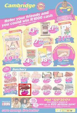 Cambridge Food Gauteng : January Month-End (24 Jan - 6 Feb 2018), page 1