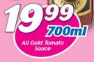 All Gold Tomato Sauce-700ml