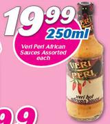 Verl Perl African Sauces-250ml Each
