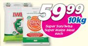 Super Sun/Iwisa Super Maize Meal-10kg Each