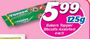 Bakers Topper Biscuits-125g Each