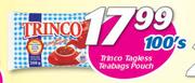 Trinco Tagless Teabags Pouch 100’s