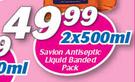 Savlon Antiseptic Liquid Banded Pack-2x500ml