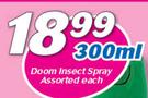 Doom Insect Spray Assorted-300ml