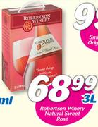 Robertson Winery Natural Sweet Rose-3Ltr