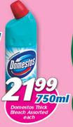 Domestos Thick Bleach-750ml Each