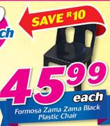 Formosa Zama Zama Black Plastic Chair