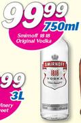 Smirnoff 1818 Original Vodka-750ml