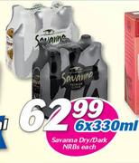 Savanna Dry/Dark NRBs-6x330ml Each