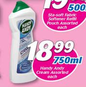 Handy Andy Cream-750ml Each