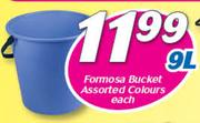 Formosa 9Ltr Bucket In Assorted Colours