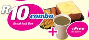 Breakfat Box With Hot Coffee-Combo