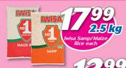 Iwisa Samp/Maize Rice-2.5kg Each