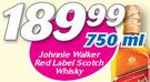 Johnnie Walker Red Lable Scotch Whisky-750ml