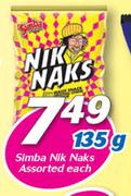 Simba Nik Naks-135g Each