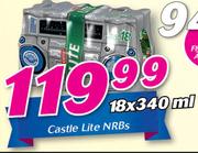 Castle Lite NRBs-18x340ml