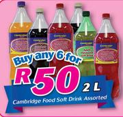 Cambridgre Food Soft Drink-6x2ltr Each