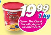 Clover The Classic Smooth Yoghurt-1kg Each