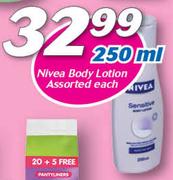 Nivea Body Lotion-250ml Each