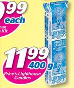 Price's Lighthouse Candles-400g