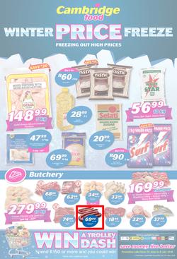 Cambridge Food Gauteng : Winter Price Freeze (25 June - 8 July 2018), page 1